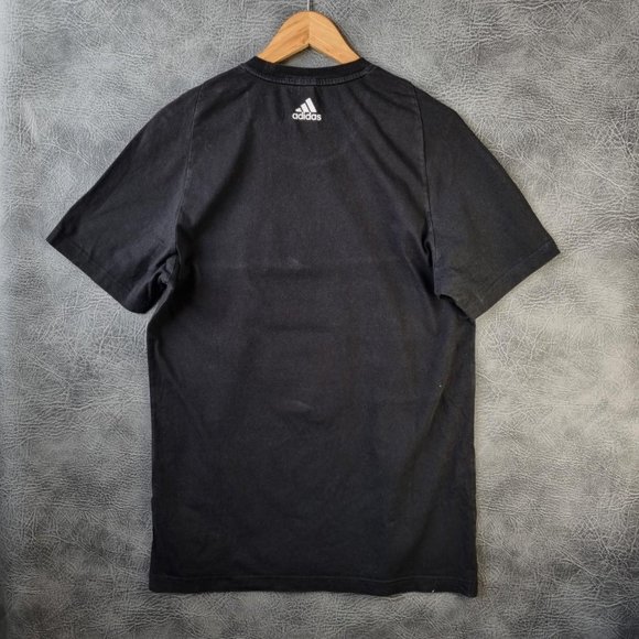 Adidas 90s Graphic TShirt Black Tee womens - Picture 3 of 4